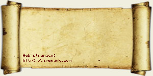 Miljana Galić vizit kartica